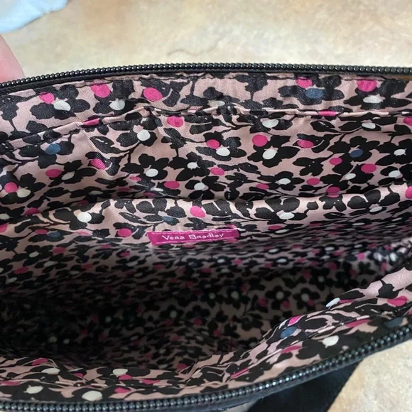 Vera Bradley Classic Black Iconic Messenger Bag - Picture 6 of 11
